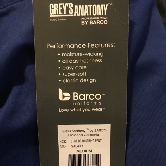 Grey’s Anatomy Classic 5 Pocket Drawstring Pant - Picture 3 of 3